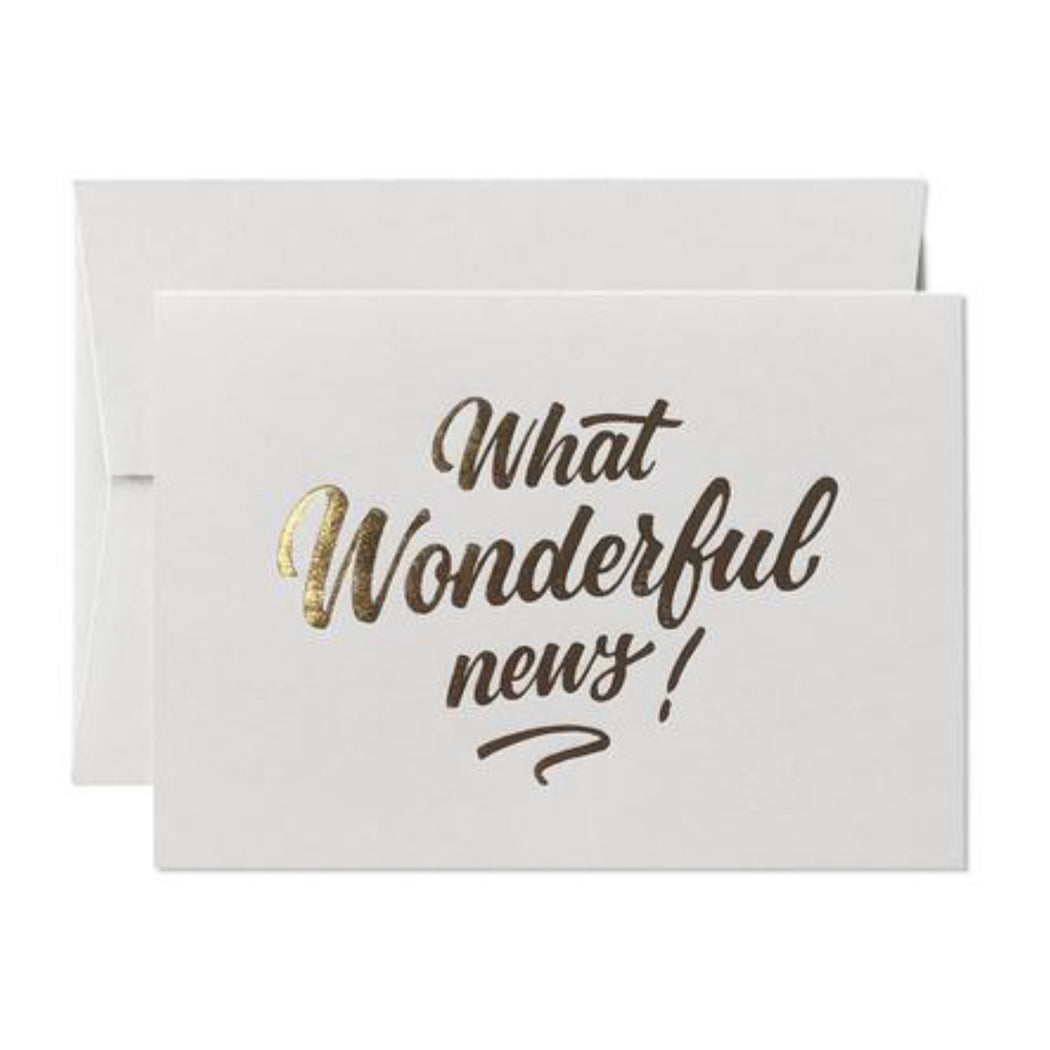 What Wonderful News