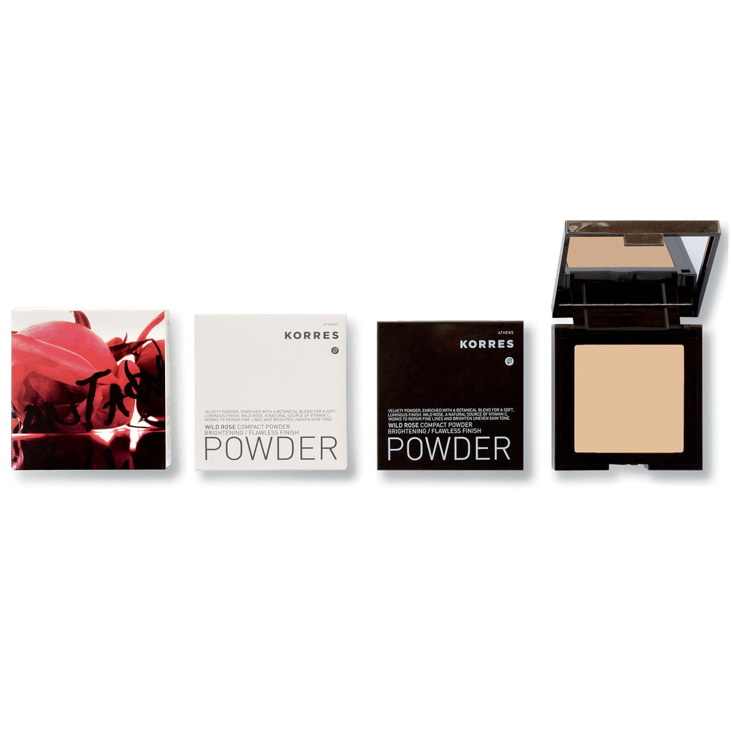 KORRES Compact Powder Wild Rose WRP2 - OOS 14g