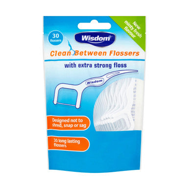 Wisdom Flossers Clean Between