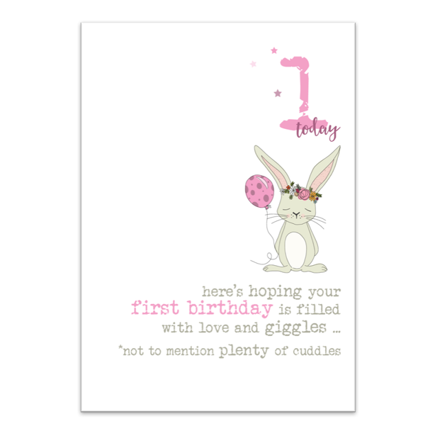 First Birthday Pink