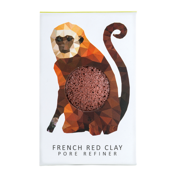 Mini Facial Sponge With Red Caly