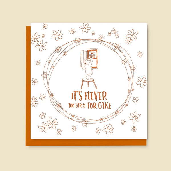 Never too early for cake