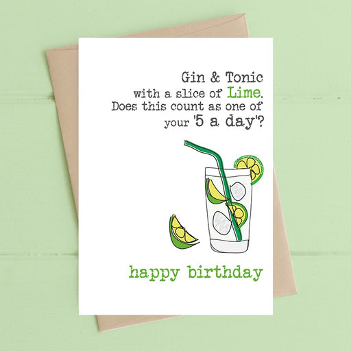 Gin and Tonic Happy Birthday