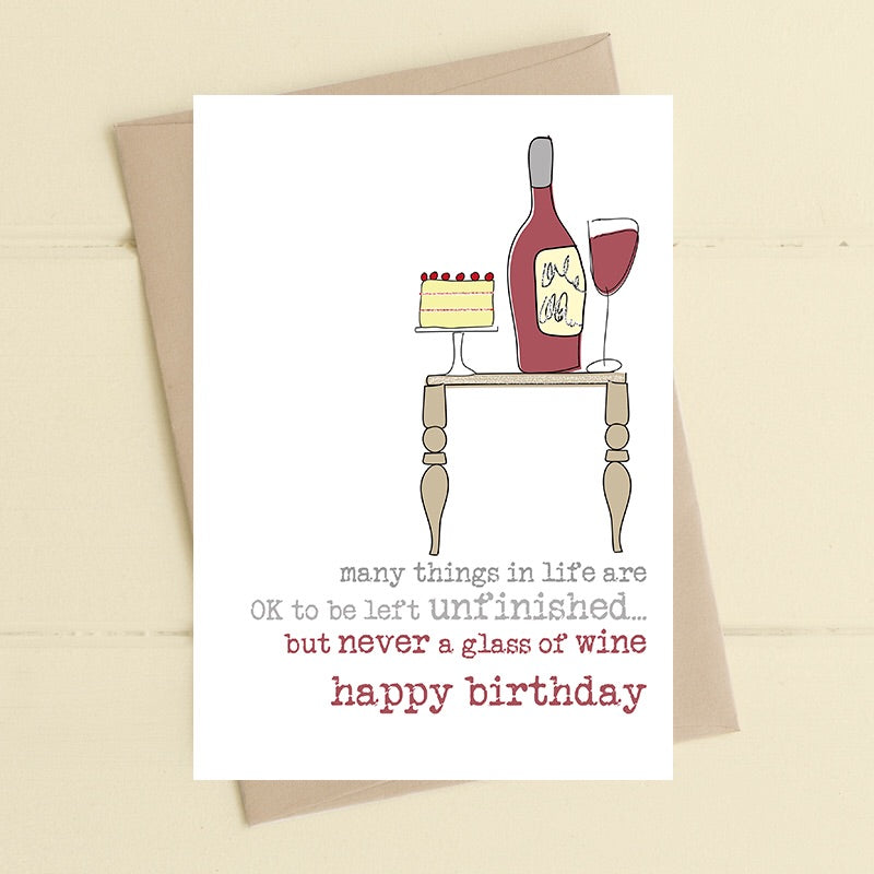 Happy Birthday Red Wine
