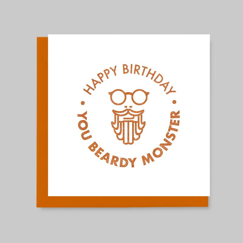 Happy Birthday Beardy Monster